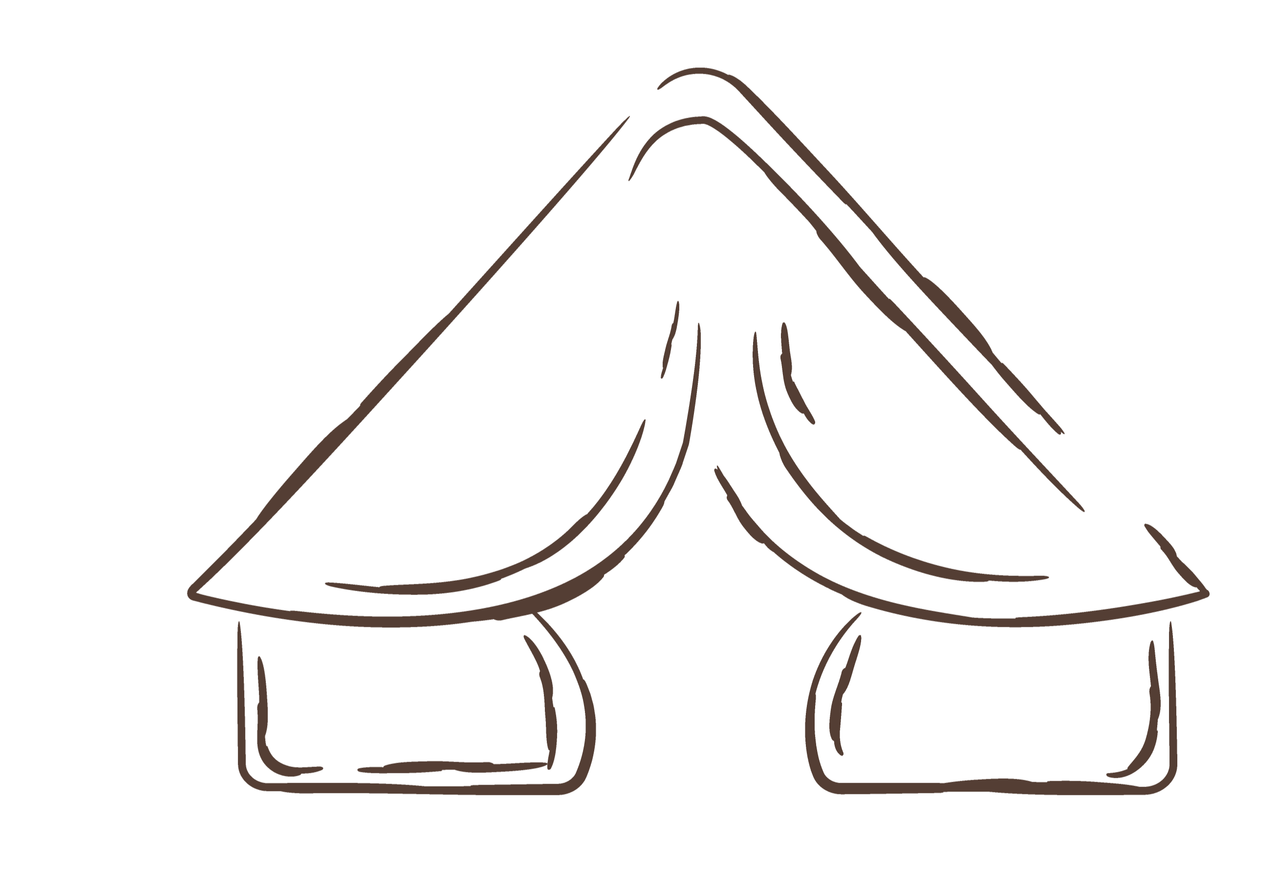 Ilustração de uma tenda